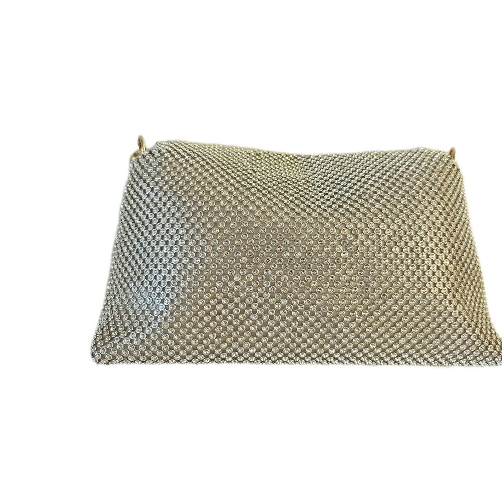 Badgley Mischka Silver Small Bag Clutch Purse - Picture 4 of 9